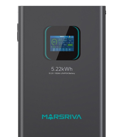 باتری لیتیوم 5 کیلووات ساعت برند MARSRIVA مدل MR-LFP48-100-WMD