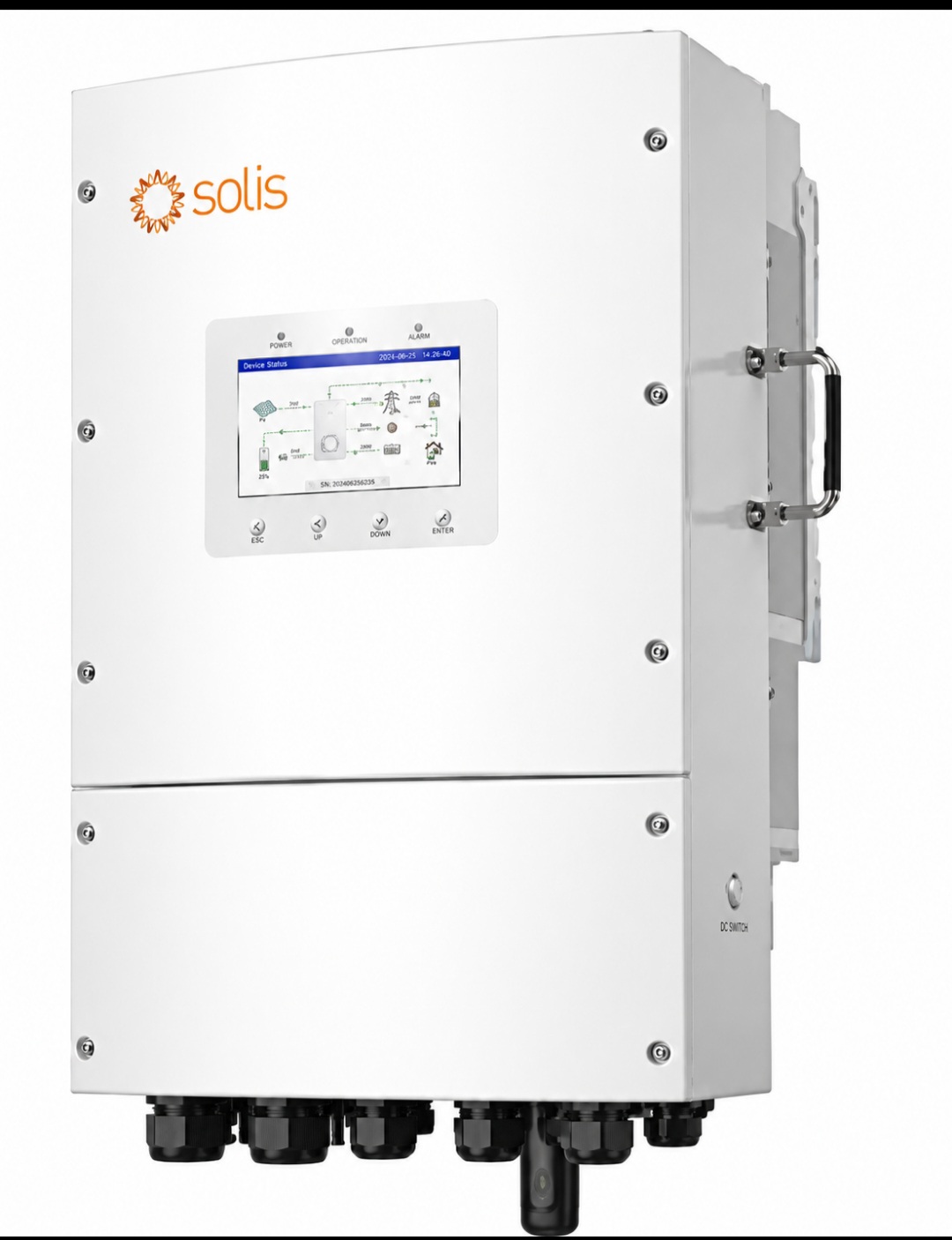 اینورتر هیبریدی 15 کیلووات سه فاز برند SOLIS مدل S6-EH3P(15)K02-NV-YD-L