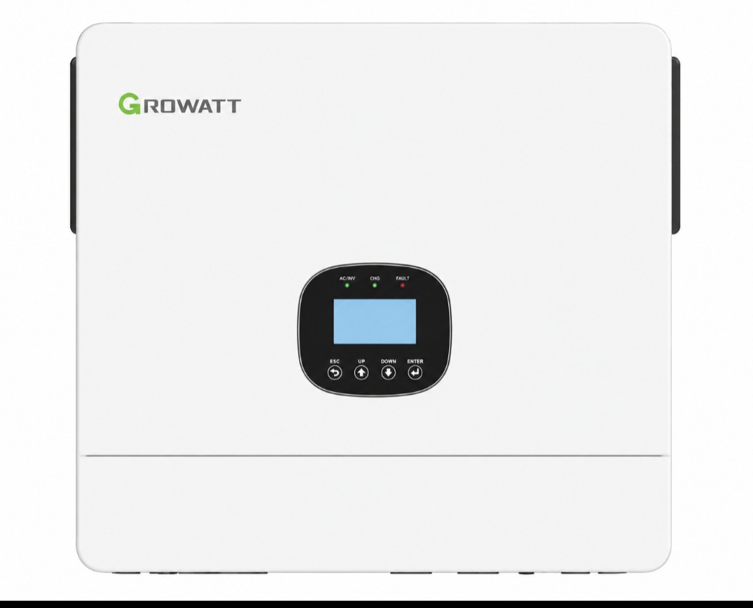 اینورتر هیبریدی 12 کیلووات تک فاز برند GROWATT مدل SPE 12000 ES